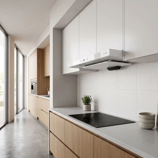 Fujioh Cooker Hood (Ventilation) in a room setting