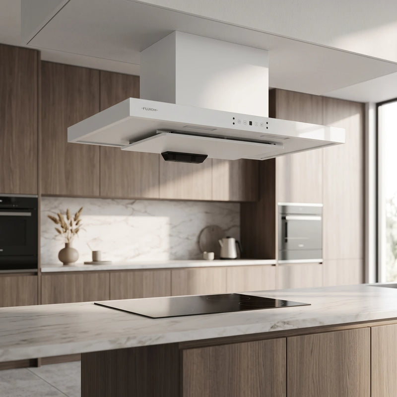 Fujioh Cooker Hood (Ventilation) in a room setting