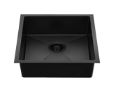 Single Bowl Sink c/w basket - Nano Black