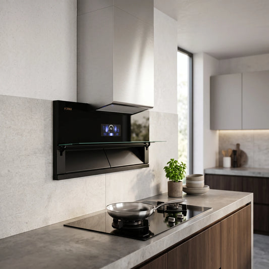 Fotile Cooker Hood in a room setting