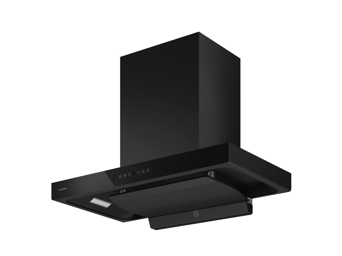 FUJIOH FR-LT2490 Cooker Hood (Rigth View - Black)