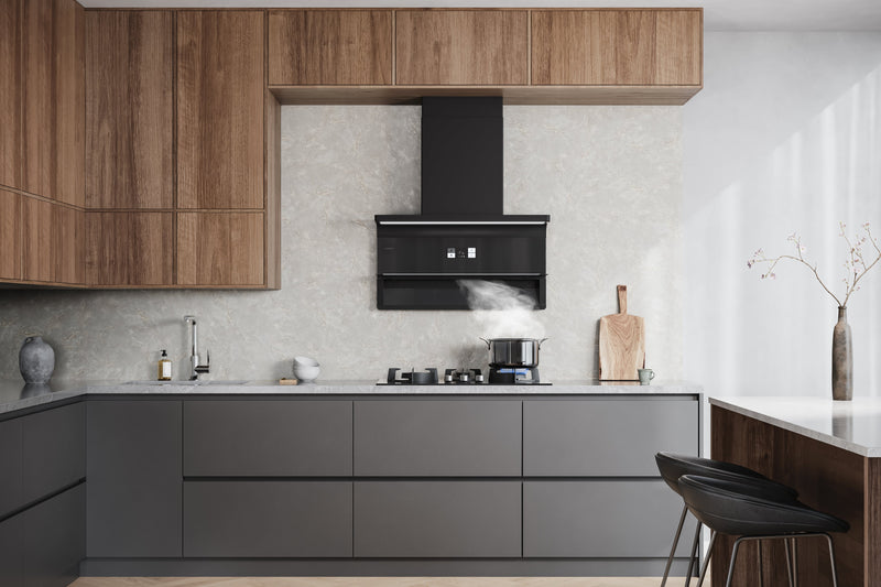 FUJIOH_FR-LW2490 Cooker Hood (Black)_Kitchen Image