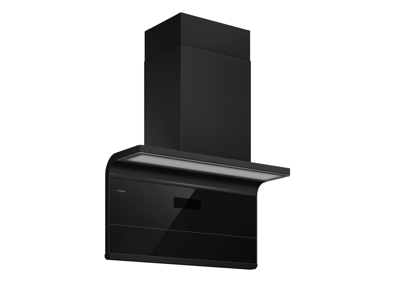 FUJIOH_FR-LW2490 Cooker Hood (Black)_Left View