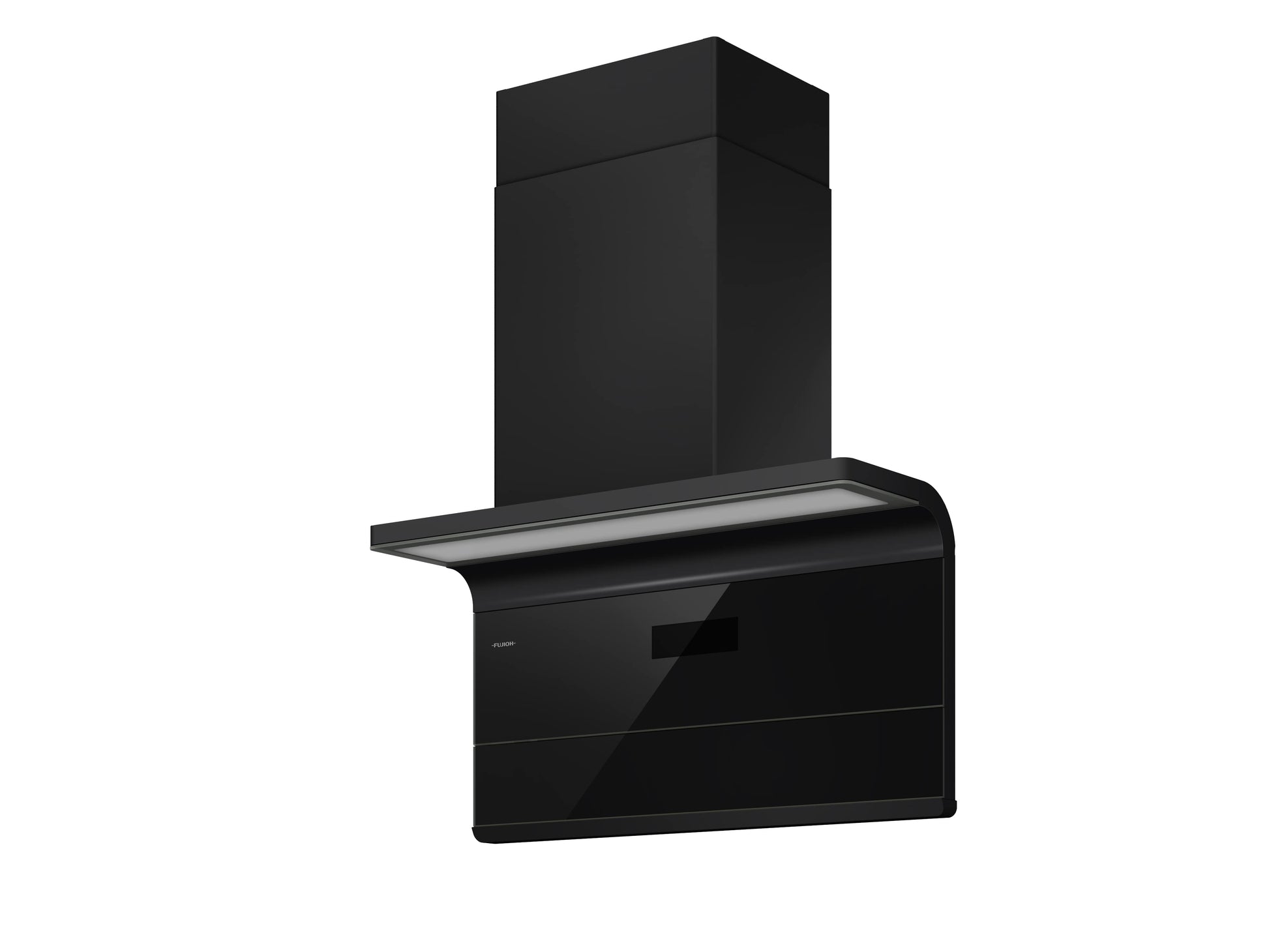 FUJIOH_FR-LW2490 Cooker Hood (Black)_Right View