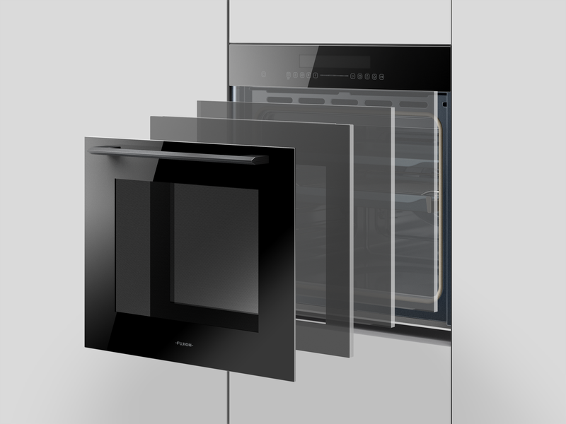 Fujioh Oven_EL62_4 Layered Glass