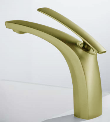 Wash Basin Mixer - Matte Gold