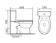 ZETA WC Complete Set (P-180mm) - White