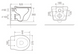 VERIO Wall Hung WC Complete Set (P180mm) - Matte Dark Green