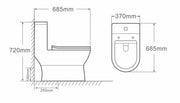 DOLLI WC Complete Set (S-250mm) - White