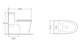 ROOZE WC Complete Set (S-300mm) -Matte Grey