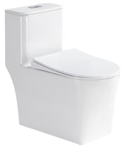 QARA Siphonic Spinning Flush WC Complete Set c/w UF Seat Cover (S-300mm) - White