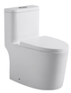VITI Washdown Spinning Flush WC Complete Set with UF Seat Cover (S-250mm) - White