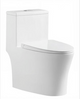 LUDO Washdown Rimless WC Complete Set (P-180mm) - White