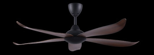 Alpha DC Motor Ceiling Fan- (56 ")  5 ABS Blade 6 speed  with Remote control - Walnut