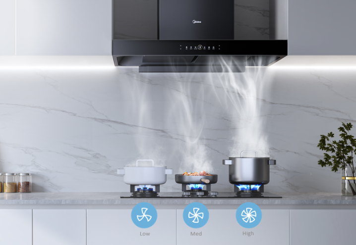 3 Exhaust Fan Speeds
