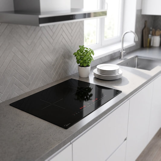 Midea built-in 2 Induction Hob in a room setting