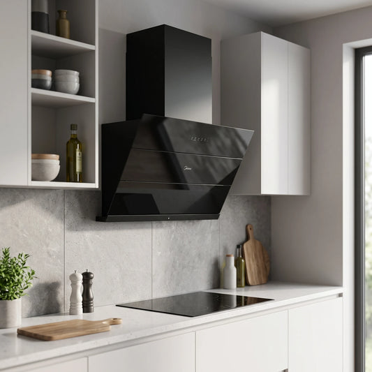 Midea Cooker Hood in a room setting