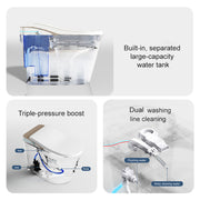 Smart WC Complete Set (S-300mm) c/w Tank - Gold