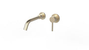 Wall Mixer With Spout - Matt Gold
