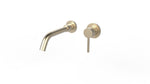 Wall Mixer With Spout - Matt Gold