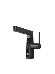 Intelligent Digital Wash Basin Mixer - Matt Black