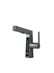 Intelligent Digital Wash Basin Mixer - Grey