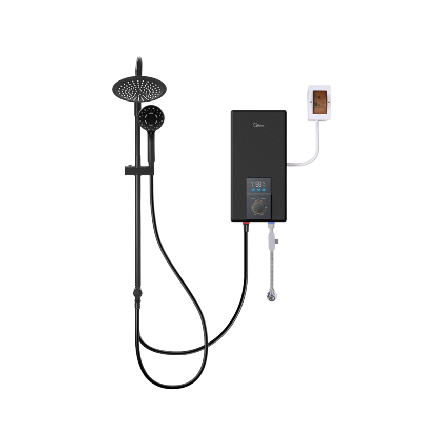 Midea Instant Rainshower Water Heater 4500W - MWH-4555EMBPMY(B)-BRS