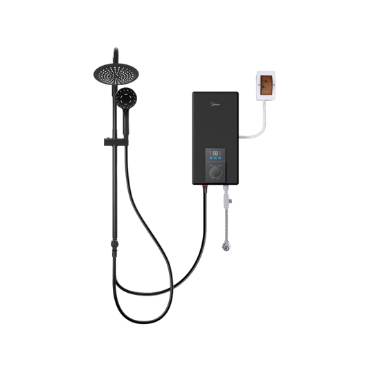 Midea Instant Rainshower Water Heater 4500W - MWH-4555EMBPMY(B)-BRS