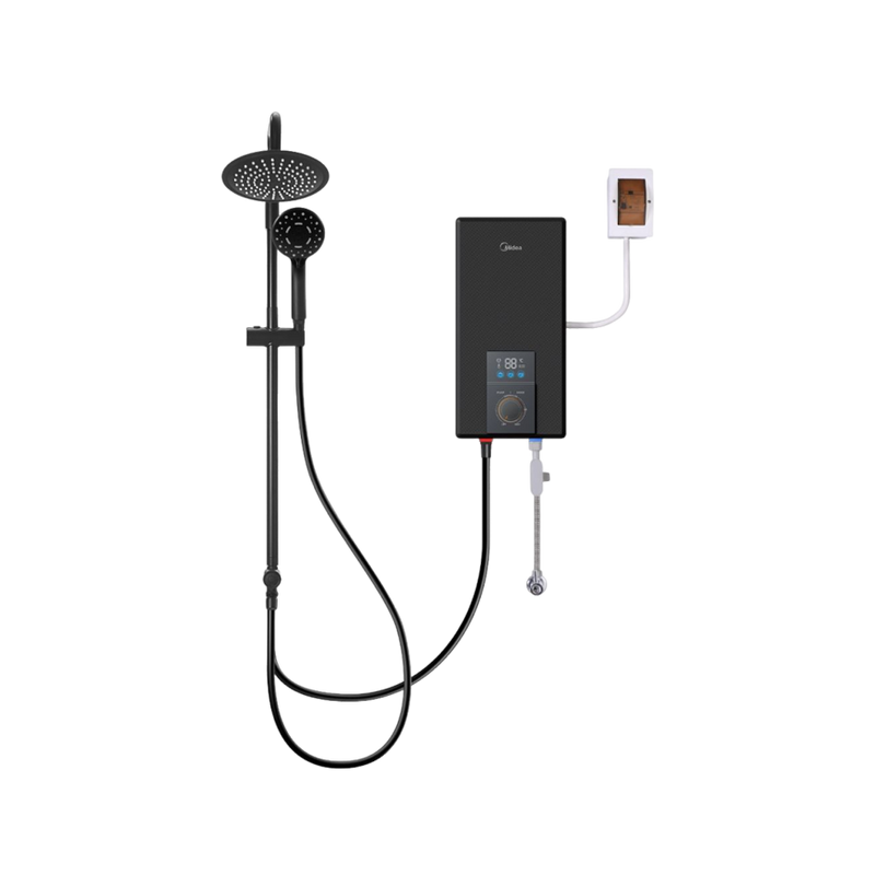 Midea Instant Rainshower Water Heater 4500W - MWH-4555EMBPMY(B)-BRS