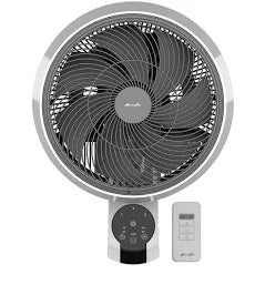 Alpha Motto 60 Wall Fan 12 Inch - 3 Speeds With Remote Control