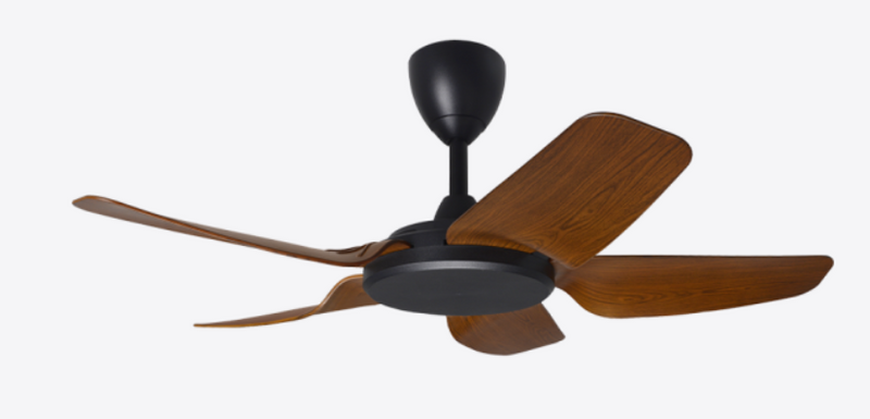 Alpha DC Motor Ceiling Fan- (40 ") 5 ABS Blade 8+8 Speed  with Remote control - Walnut