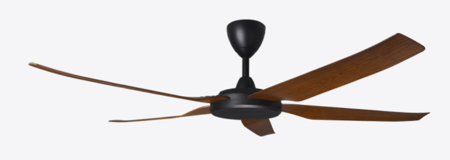Alpha DC Motor Ceiling Fan- (56 ") 5 ABS Blade 8+8 Speed  with Remote control - Walnut