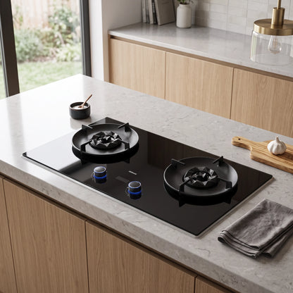 Robam FireCube Series Gas Hob in a room setting