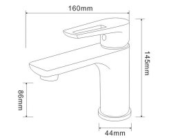 Wash Basin Mixer - Chrome