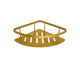 SUS304 Corner Multi-Purpose Basket - Matt Gold