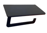 SUS304 Paper Holder with Shelf - Matt Black