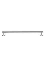 SUS304 Round Shape Single Towel Bar