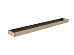 Single Towel Bar - Black & Copper Gold