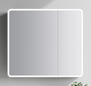 PVC Mirror Cabinet - Oak