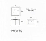 Carbon Steel Basin Cabinet Set