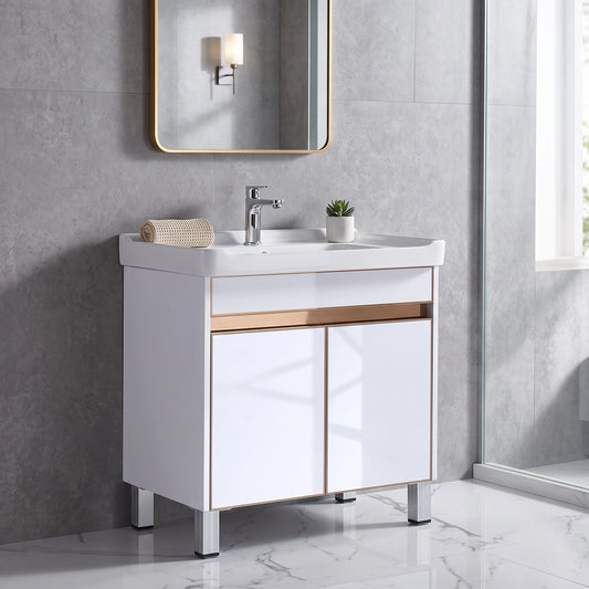 SUS304 Main Basin Cabinet in a room setting
