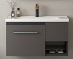 Aluminium Main Basin Cabinet Set