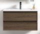 Solid Wood Basin Cabinet Set