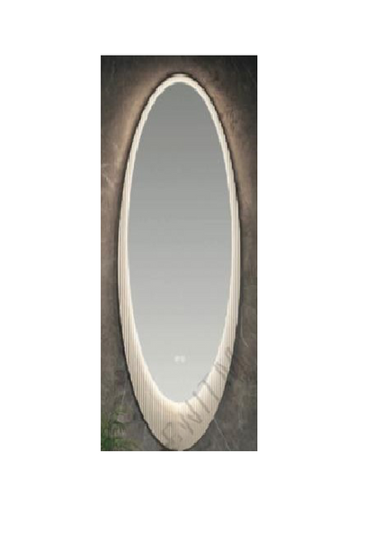 Oval LED Mirror c/w Anti-Fog & Touch Sensor