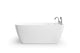 Free Standing Bathtub with Faucet