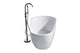Free Standing Bathtub - White
