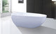 Elegant white bath tub Malaysia with standalone design for luxurious feel