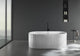 Modern freestanding bath tub with elegant contours, perfect for luxury bath tub in Malaysia bathrooms.