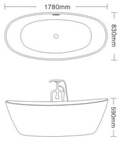 Installation view of premium white bath tub showing space-efficient placement in Malaysian bathroom setting