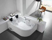 Massage Bath Tub (Left) - White